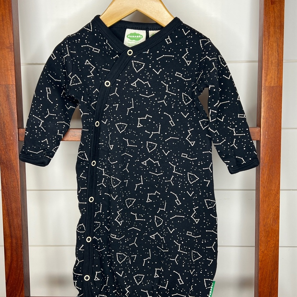 Baby Sleep Sack- Black and Cream Zodiac